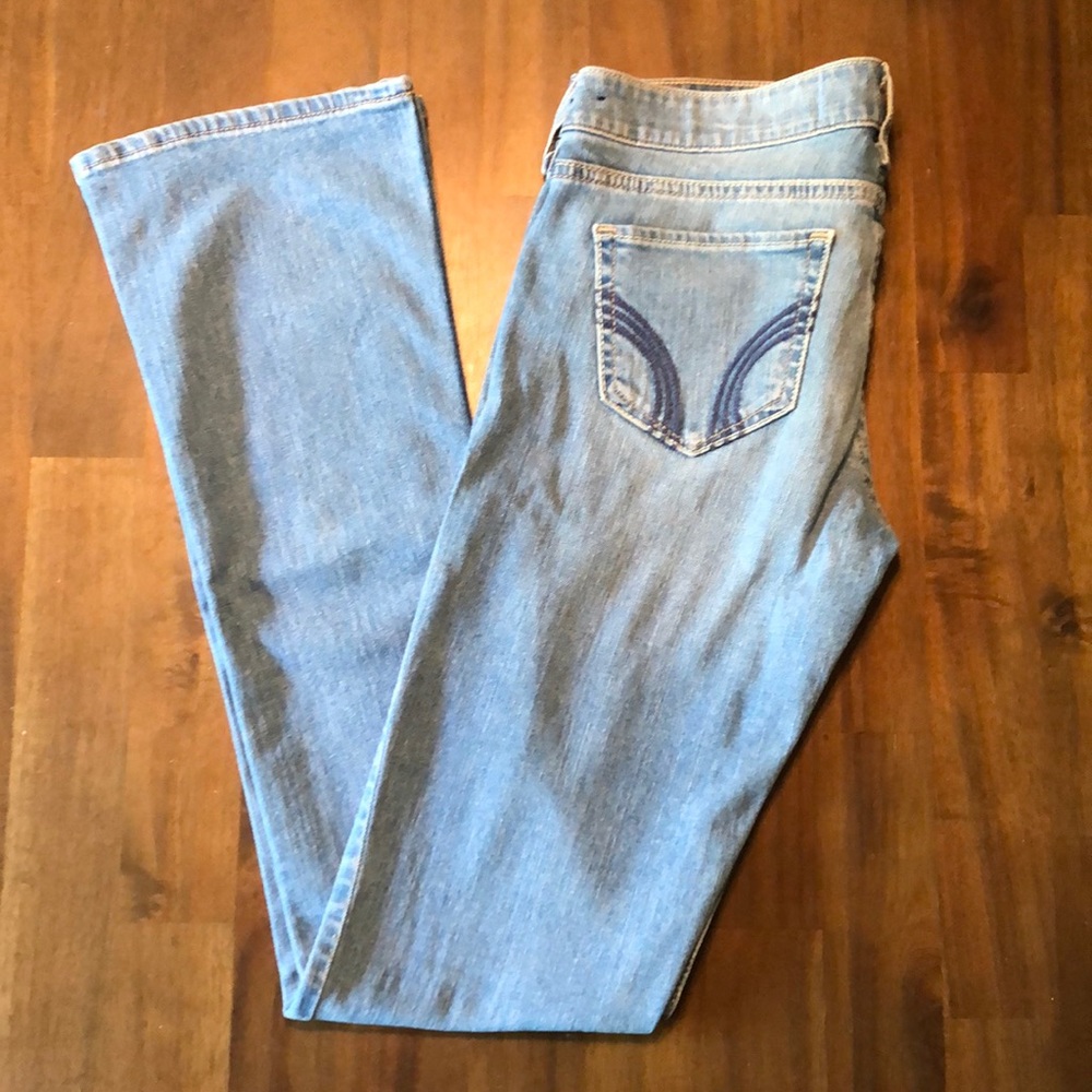 Hollister Medium Wash Boot Cut Jeans